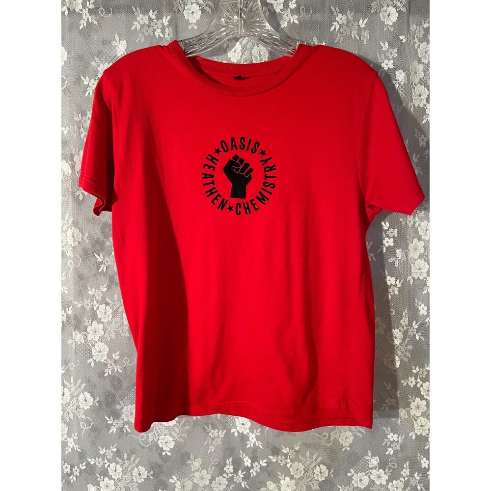 Vintage Oasis Heathen Chemistry T-Shirt Size Women's Medium 2002 00s Britpop